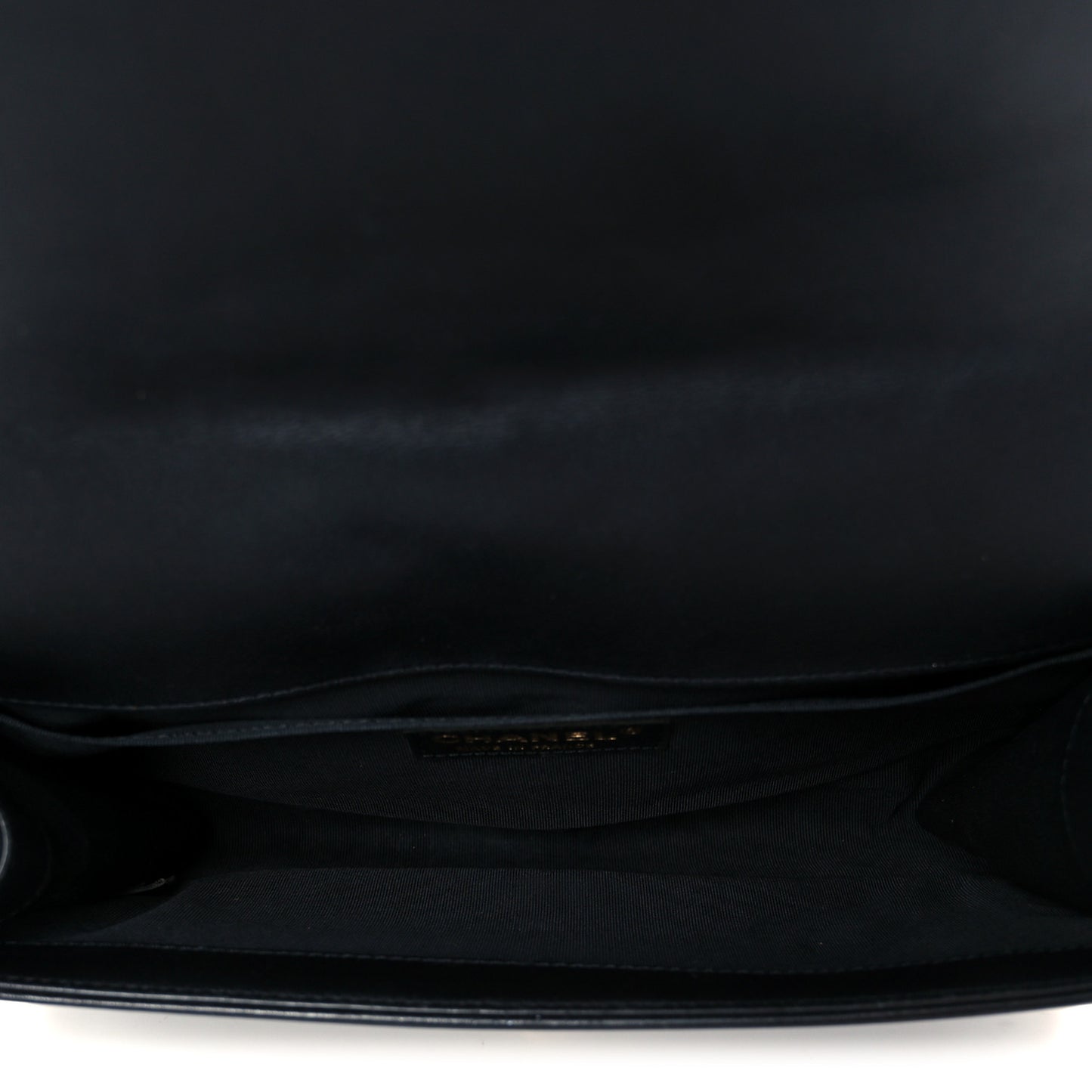 Calfskin Quilted Medium Boy Flap Black