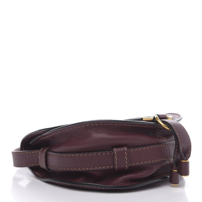 Chloe Calfskin Mini Marcie Round Crossbody Bag Dark Velvet 4 of 9