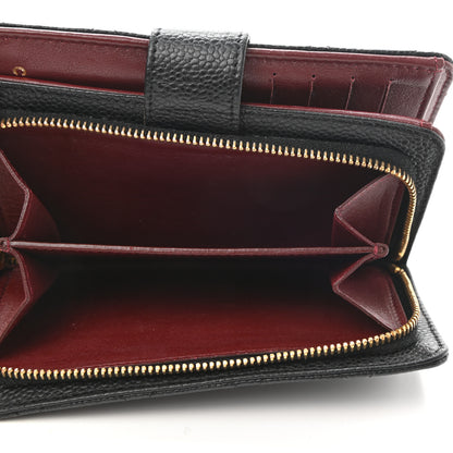 Chanel Caviar Quilted CC French Wallet Black 6 of 11