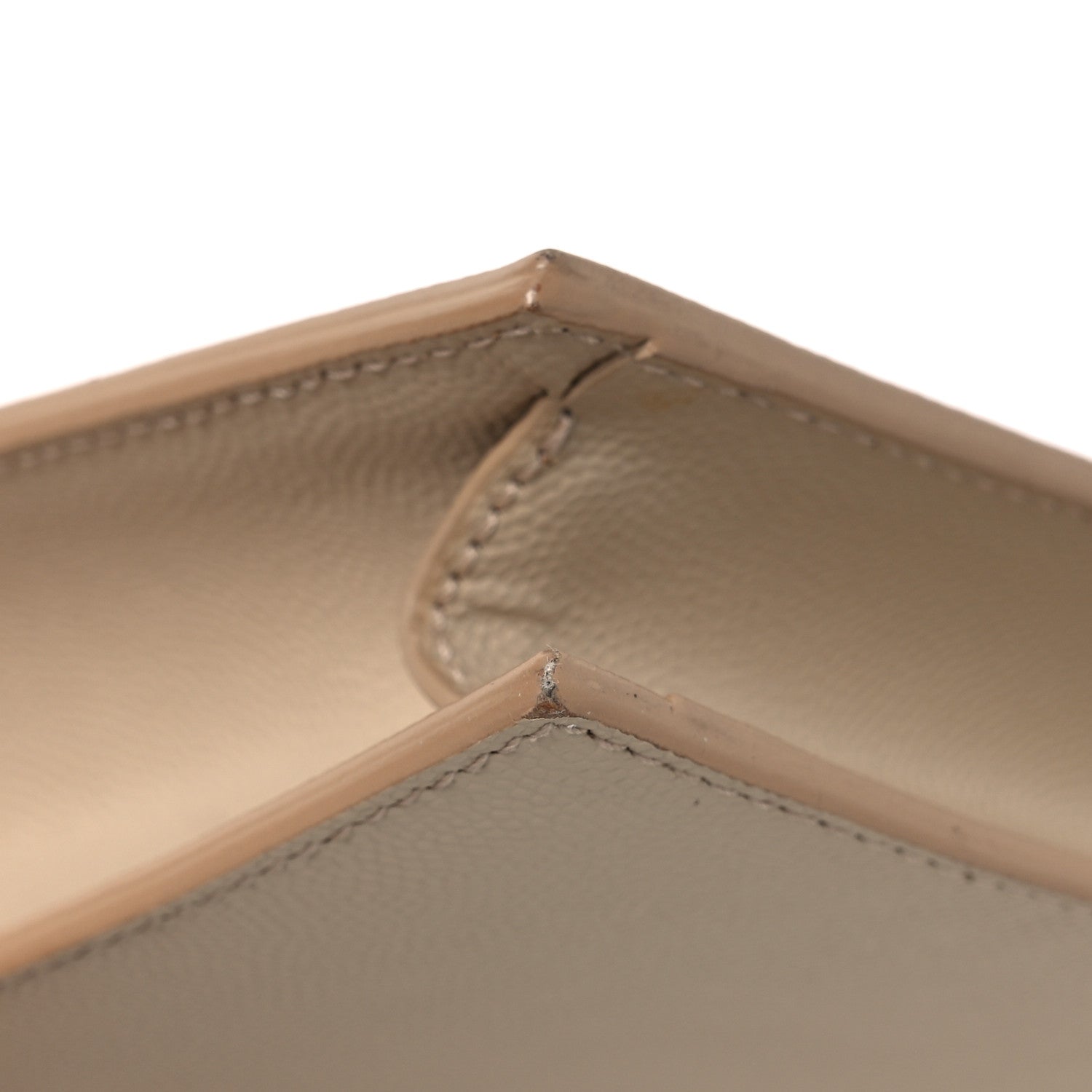 Saint Laurent Grain De Poudre Classic Kate Monogram Clutch Dark Beige 11 of 13