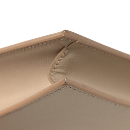 Saint Laurent Grain De Poudre Classic Kate Monogram Clutch Dark Beige 11 of 13