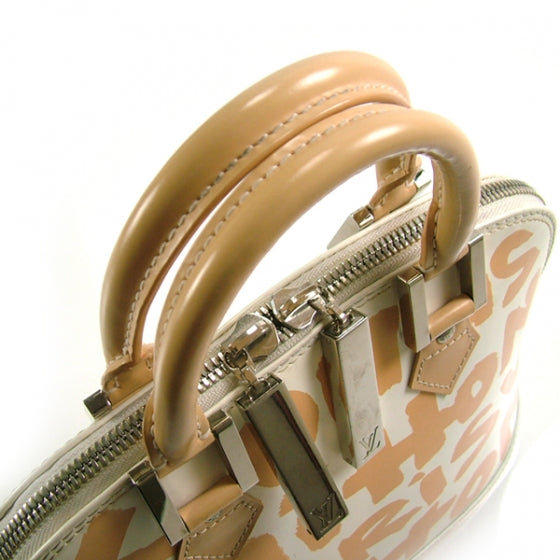 Louis Vuitton Graffiti Alma MM Peach 4 of 11