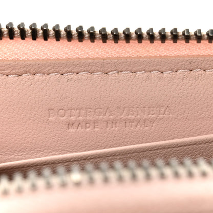 Bottega Veneta Nappa Intrecciato Small Bi-Fold Zip Wallet Pink 7 of 12