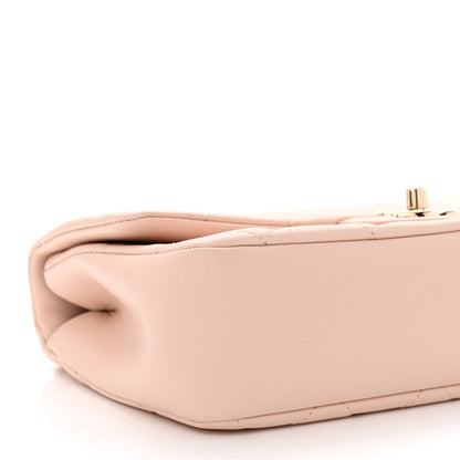 Chanel Lambskin Quilted Resin Bi-Color Chain Flap Bag Light Beige 9 of 11