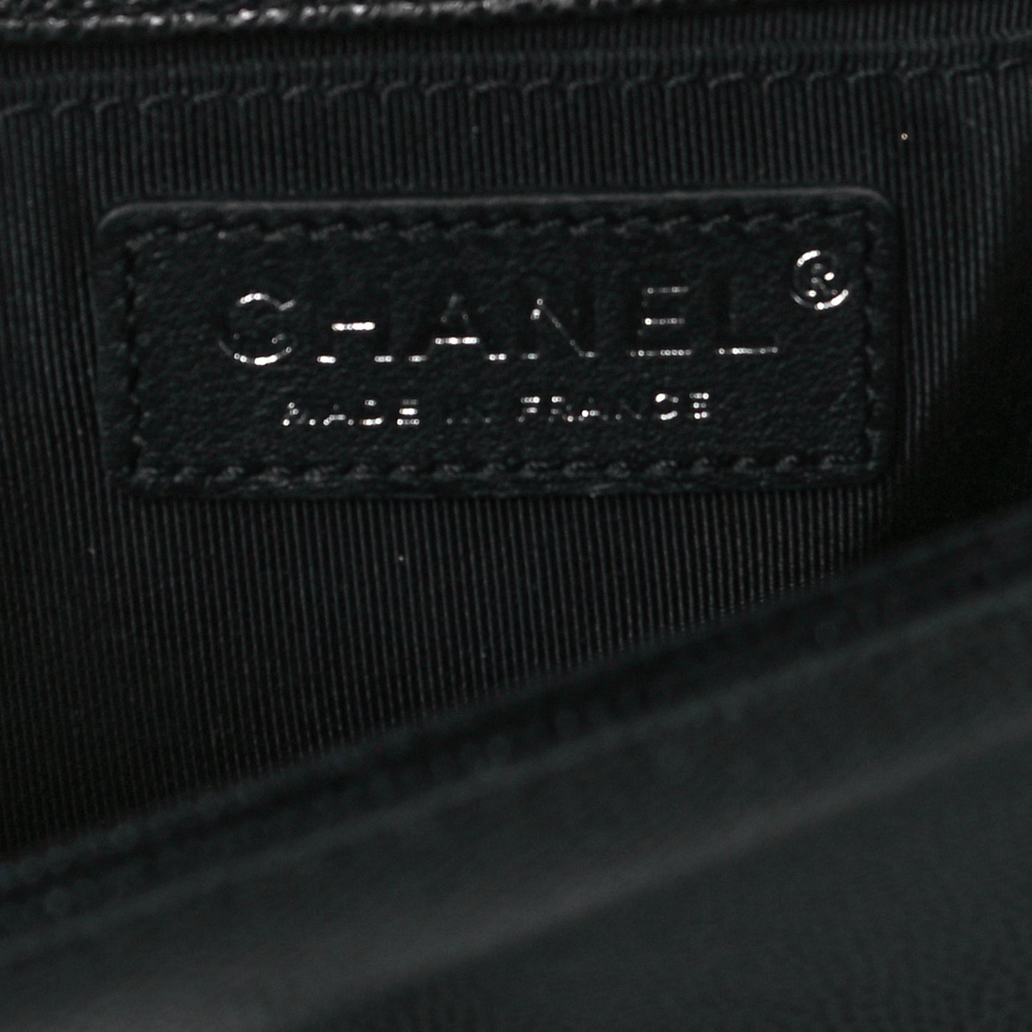 Caviar Quilted Small Boy Flap Black