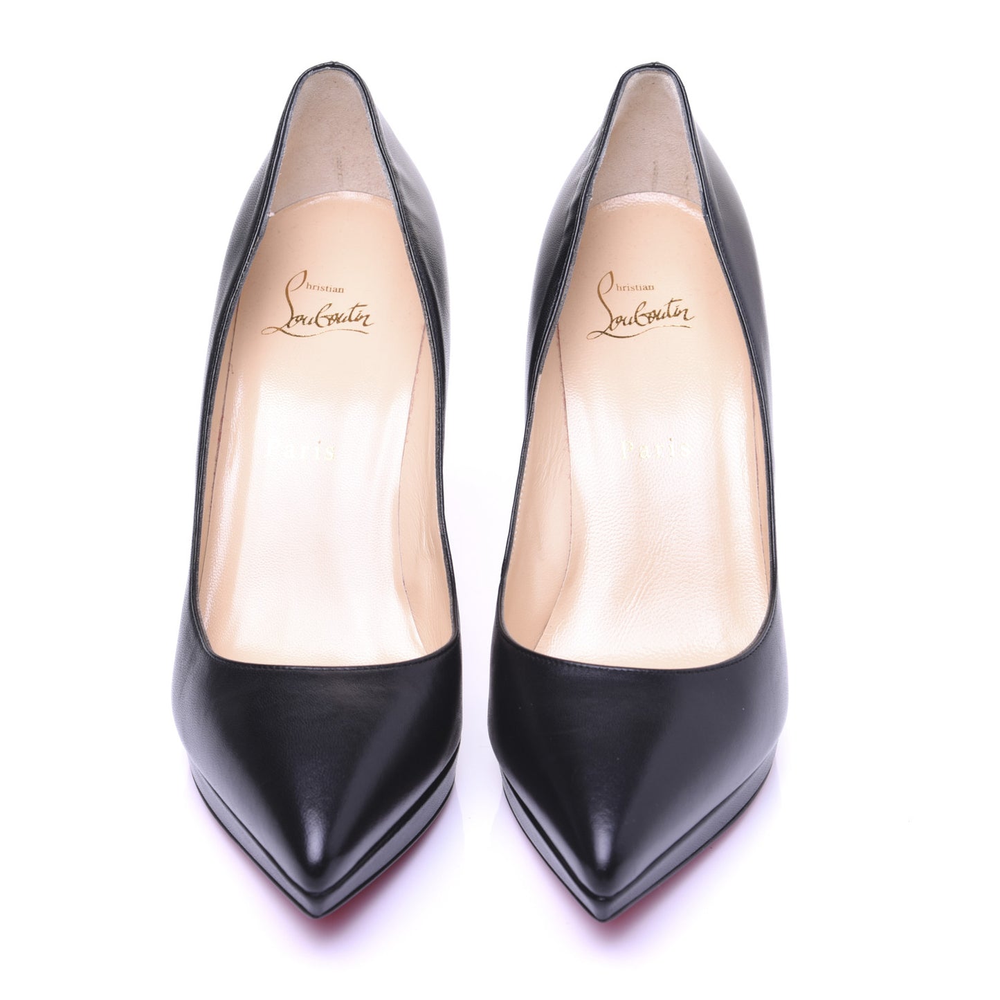 Shiny Nappa Pigalle Plato 100 Pumps 39 Black