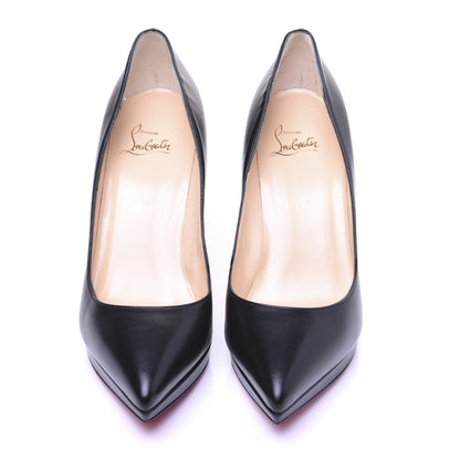 Christian Louboutin Shiny Nappa Pigalle Plato 100 Pumps 39 Black 10 of 16