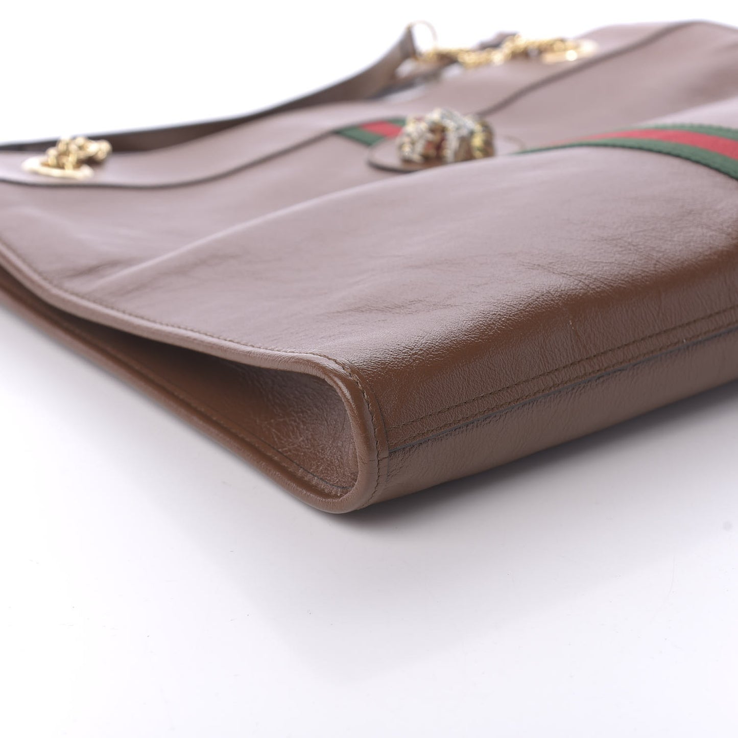 Calfskin Large Rajah Chain Tote Cuir