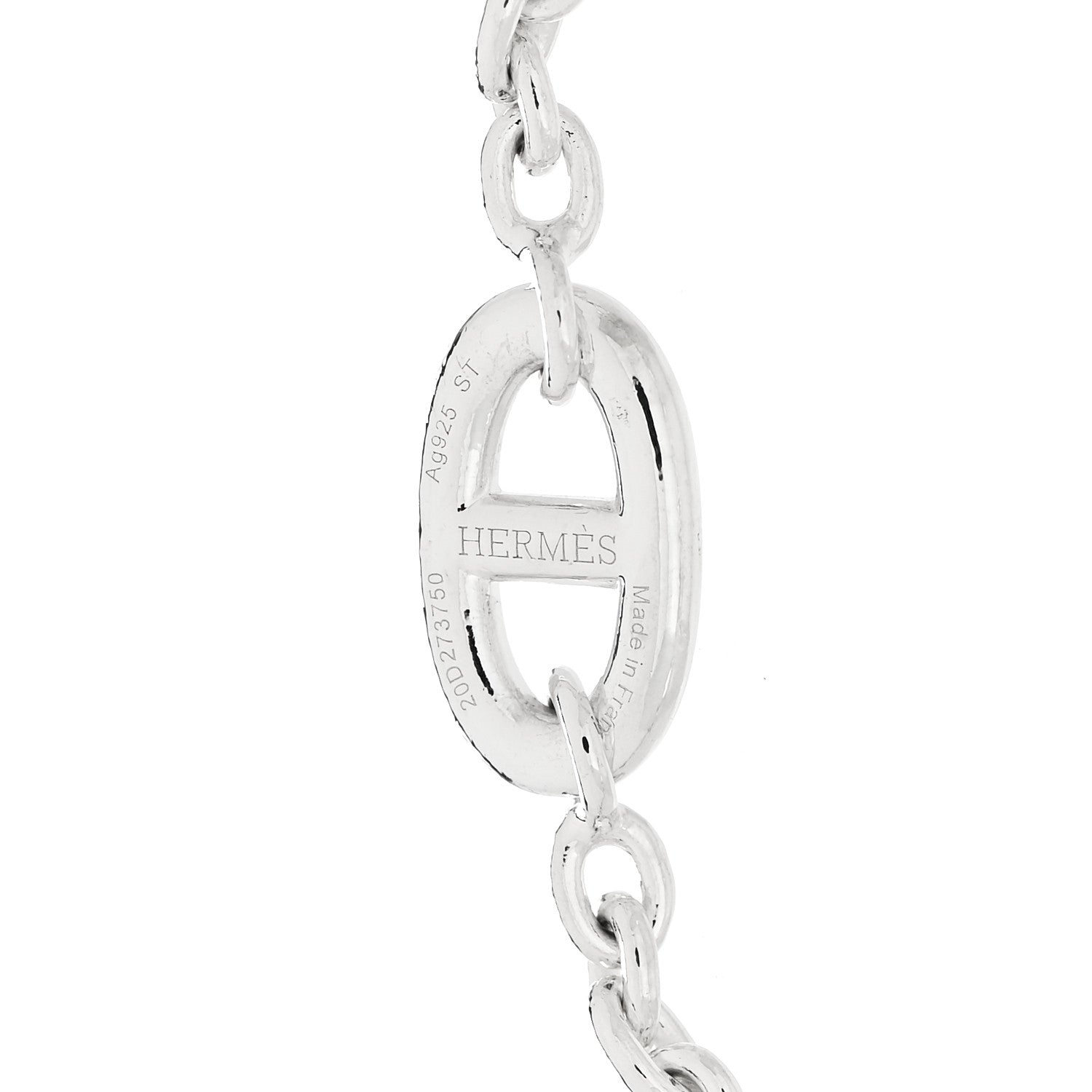 Hermes Sterling Silver Farandole Bracelet ST 3 of 4