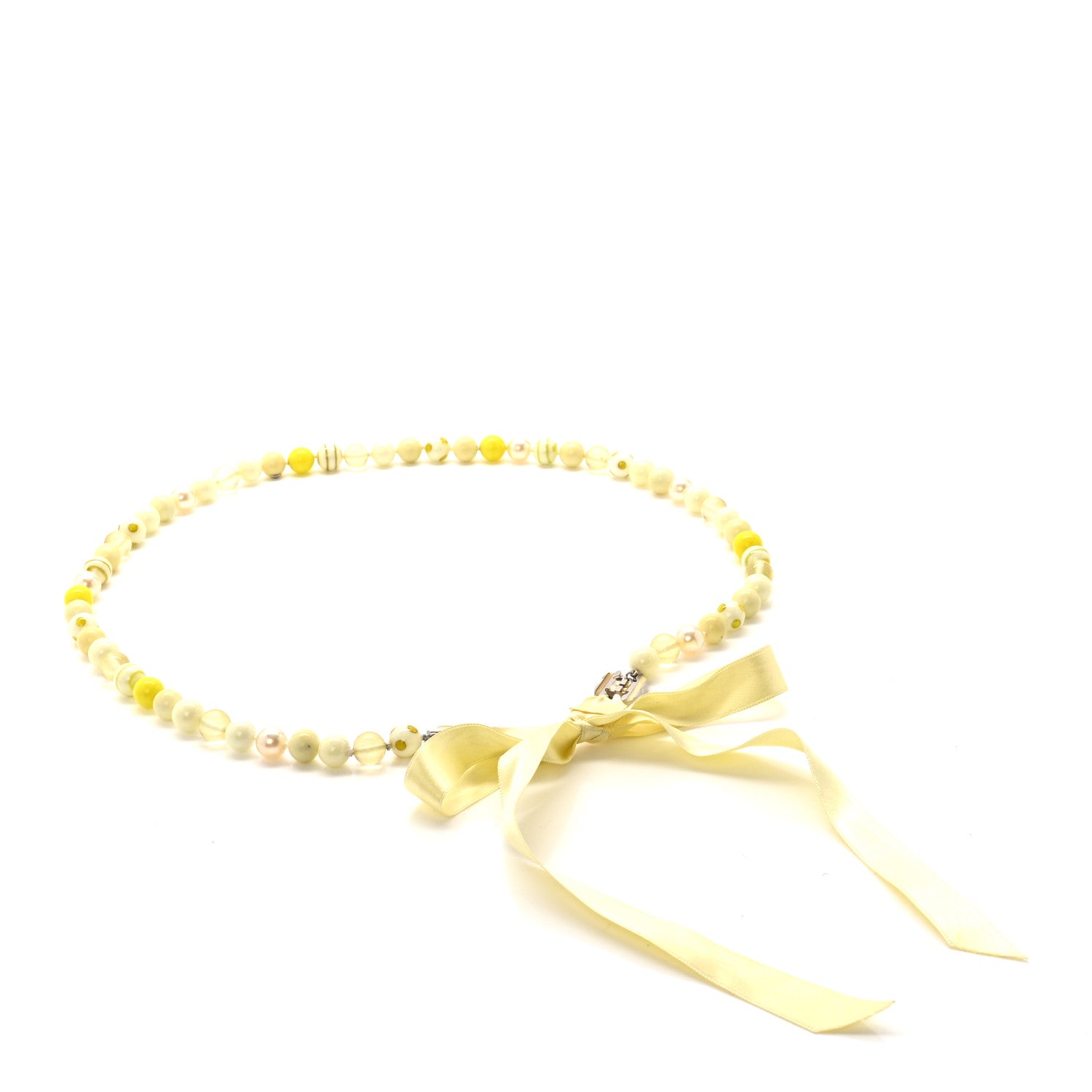 Chanel Bijoux CC Chain Belt 85 34 Yellow 1 of 5