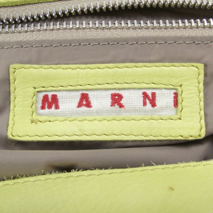 FASHIONPHILE MARNILeatherFrameBagChartreuse 8 of 9