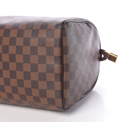 Louis Vuitton Damier Ebene Speedy 30 10 of 14