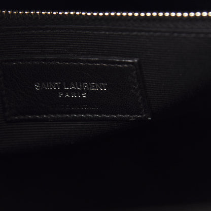 Saint Laurent Grained Calfskin Small Sac De Jour Dark Anthracite 8 of 9