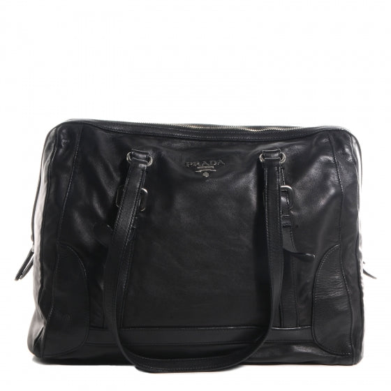 Nappa Delave Tote Black