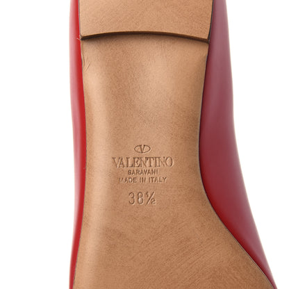 Valentino Garavani Nappa Vlogo Flats 38.5 Rouge Pur 8 of 10