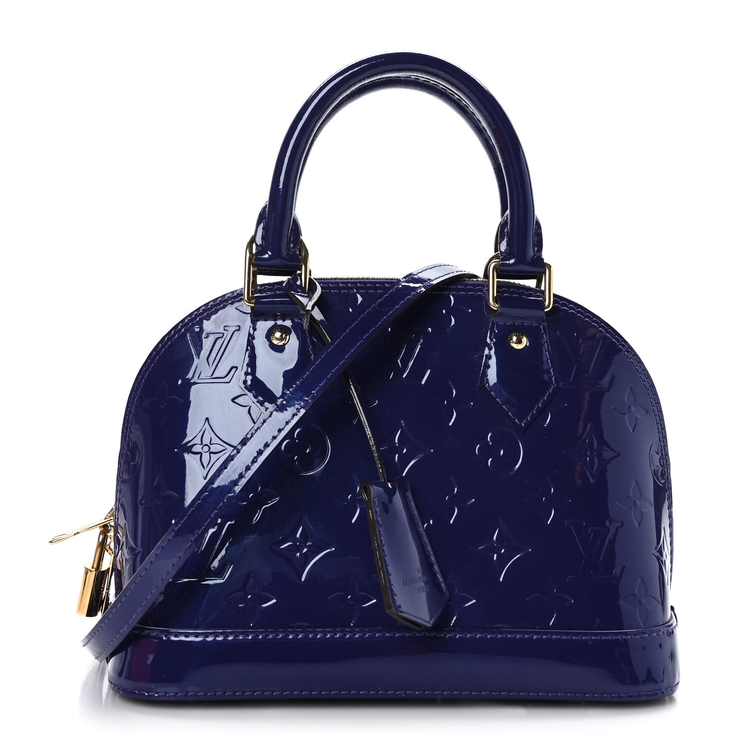 Louis Vuitton Vernis Alma BB Blueberry 1 of 9
