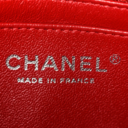 Chanel Lambskin Quilted Mini Rectangular Flap Red 6 of 11