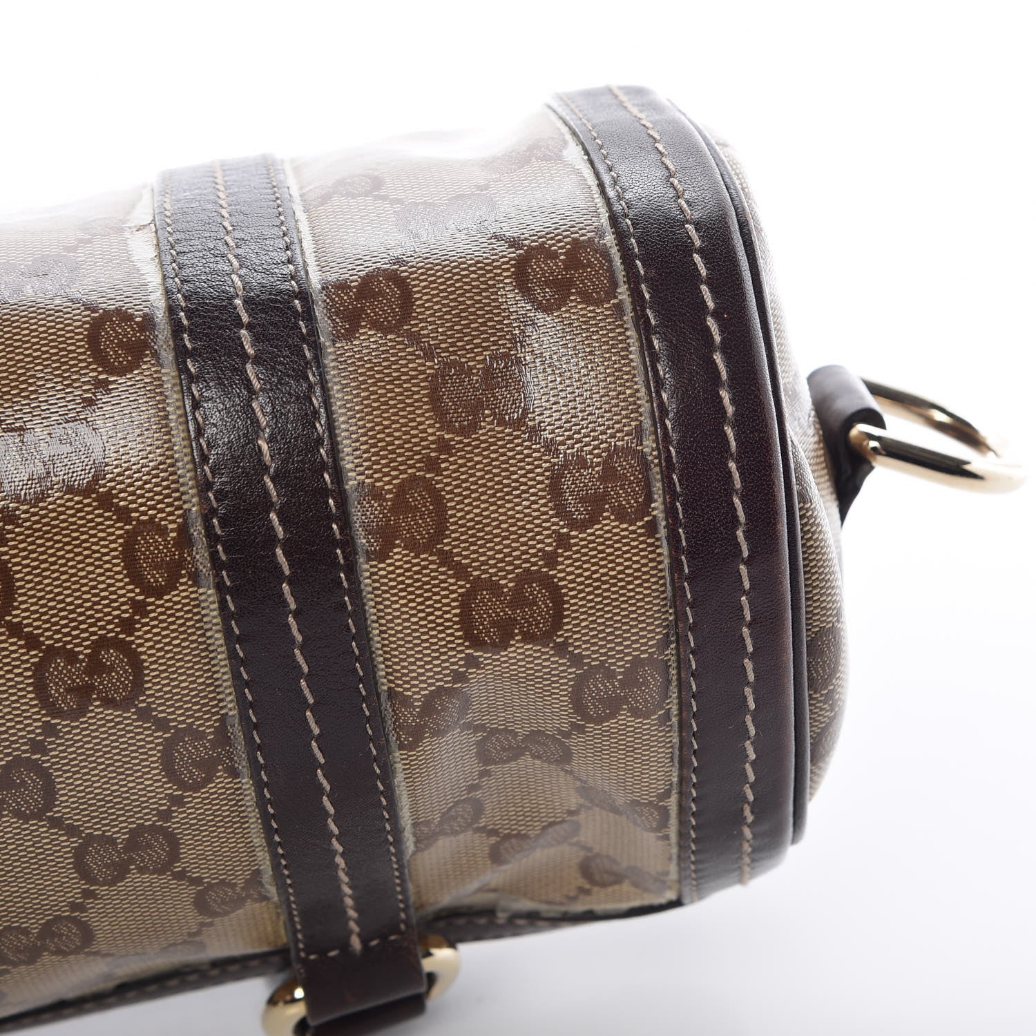 Gucci Crystal Monogram Duchessa Small Boston Bag Brown 19 of 22