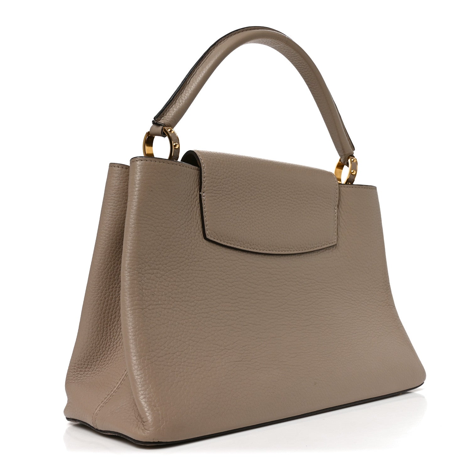Louis Vuitton Taurillon Capucines MM Galet 3 of 9