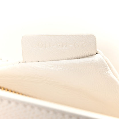 Christian Dior Ultra Matte Grained Calfskin 30 Montaigne Flap Bag White 7 of 10
