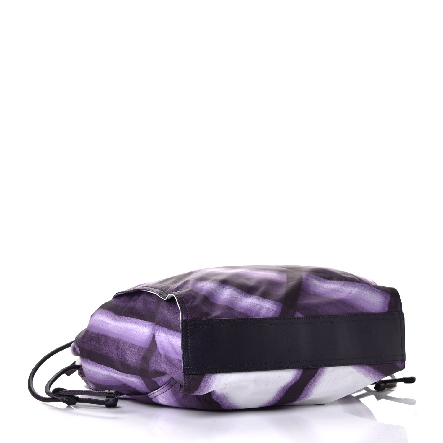 Burberry Nylon Check Small Buckleigh Packable Tote Purple White 3 of 7