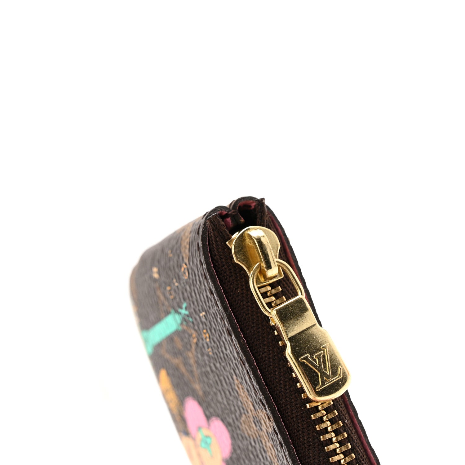Louis Vuitton Monogram 2022 Christmas Animation Paris Key Pouch Pink 8 of 10