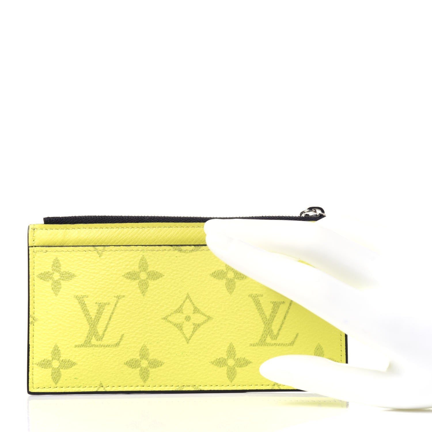 Louis Vuitton Monogram Taiga Coin Card Holder Yellow 2 of 11