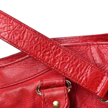 Balenciaga Agneau Giant 12 Rose Gold Hardware City Rouge Coquelicot 25 of 26