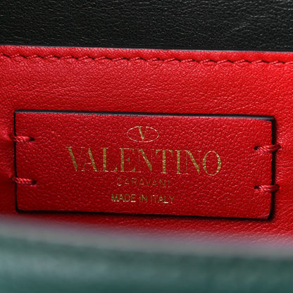 Valentino Garavani Grainy Calfskin Small VSling Shoulder Bag English Green 6 of 11