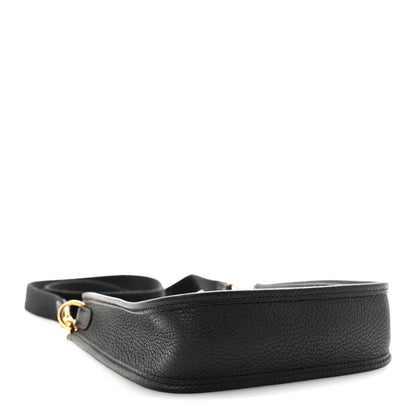 Hermes Taurillon Clemence Evelyne TPM Black 4 of 10