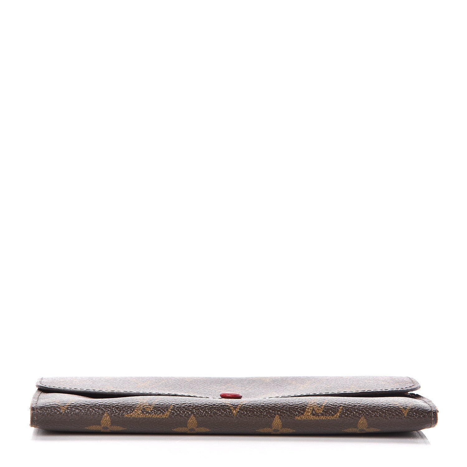 Louis Vuitton Monogram Emilie Wallet Red 9 of 13