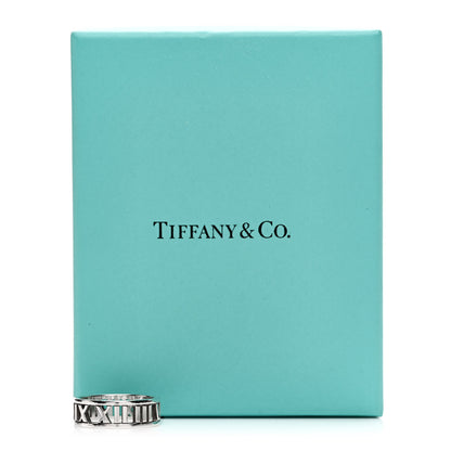Tiffany Sterling Silver Wide Atlas Open Ring 56 7.75 5 of 5