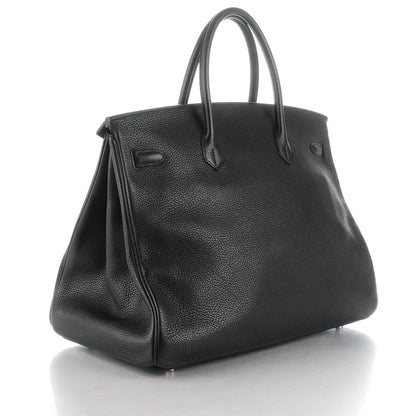 Hermes Taurillon Clemence Birkin 40 Black 3 of 25