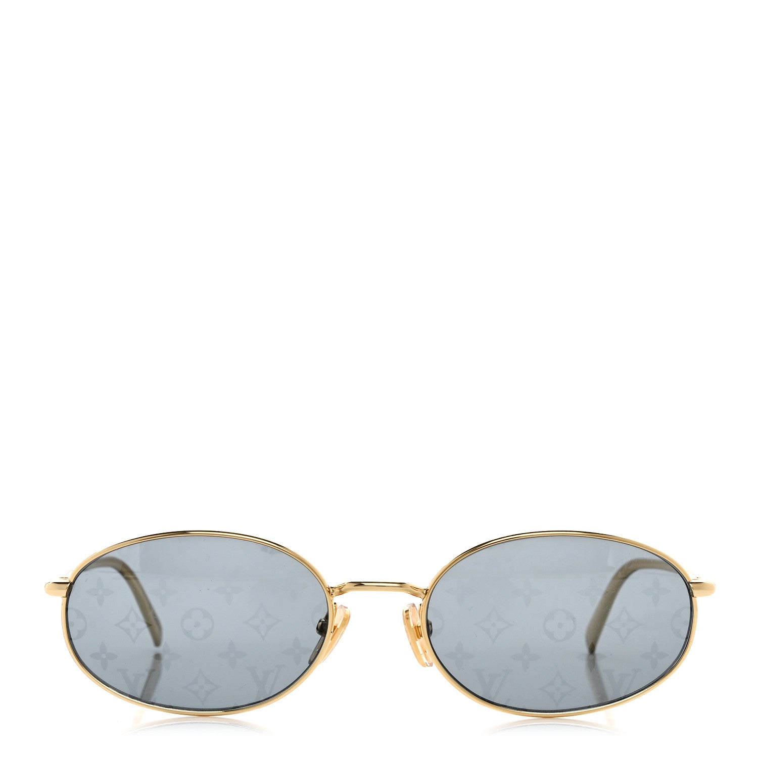 Louis Vuitton LV Bright Round Sunglasses Green 2 of 7