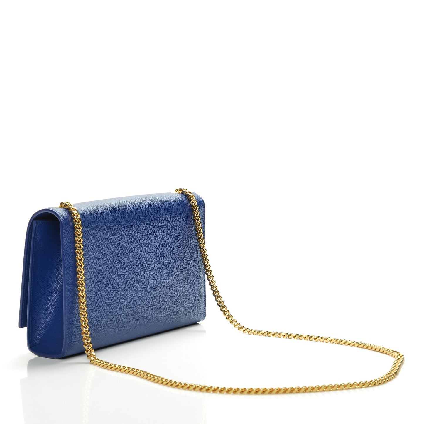 Grain De Poudre Medium Classic Monogram Kate Satchel Ultramarine