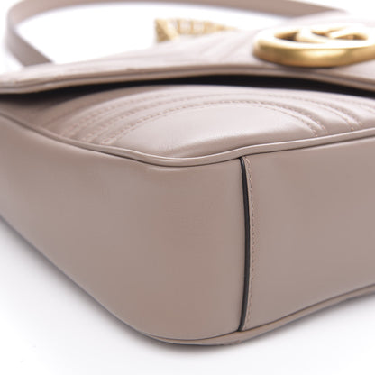 Gucci Calfskin Matelasse Medium GG Marmont Shoulder Bag Porcelain Rose 8 of 12