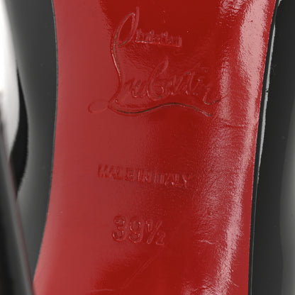 Christian Louboutin Patent Pigalle Follies 100 Pumps 39.5 Black 7 of 9