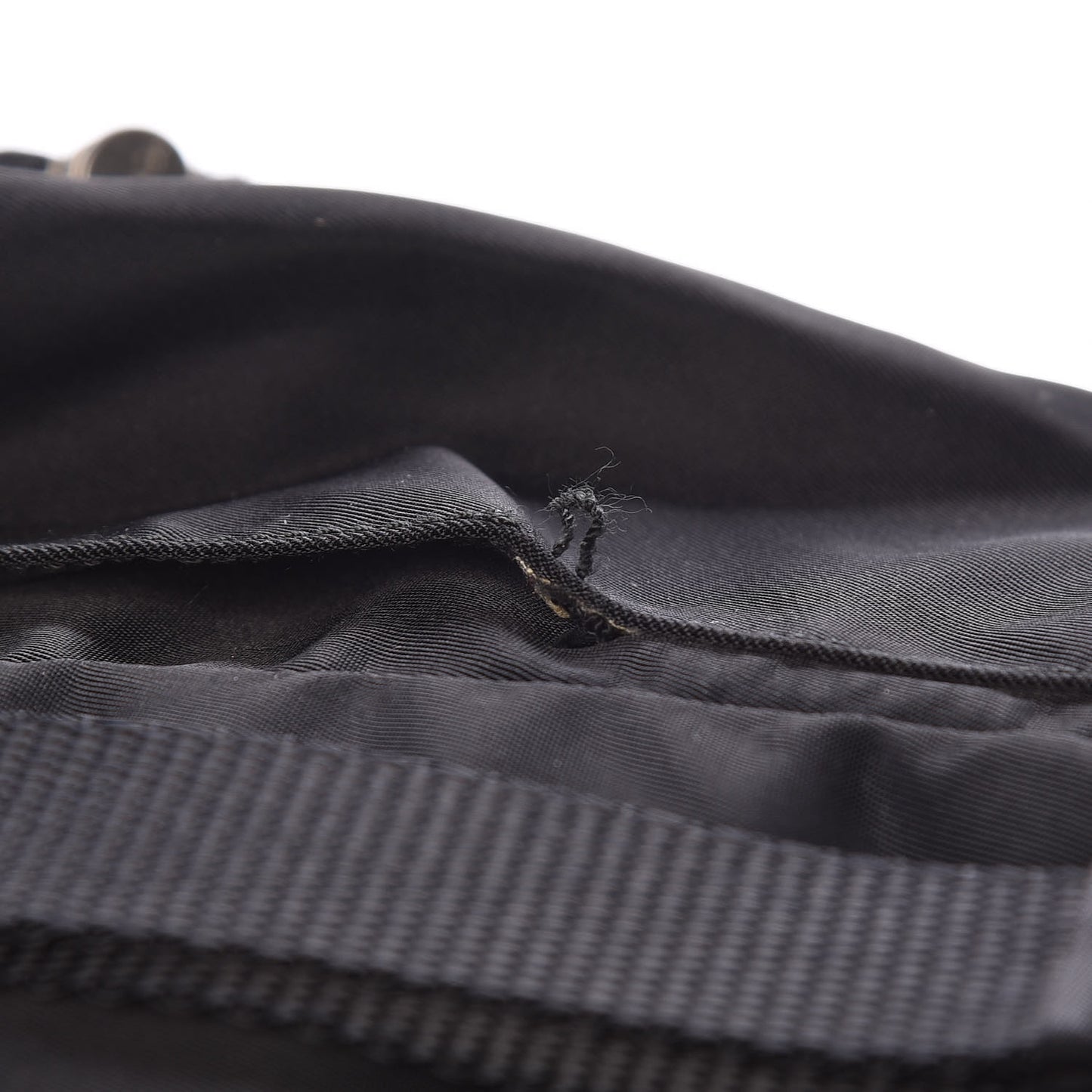 Tessuto Nylon Double Buckle Backpack Black