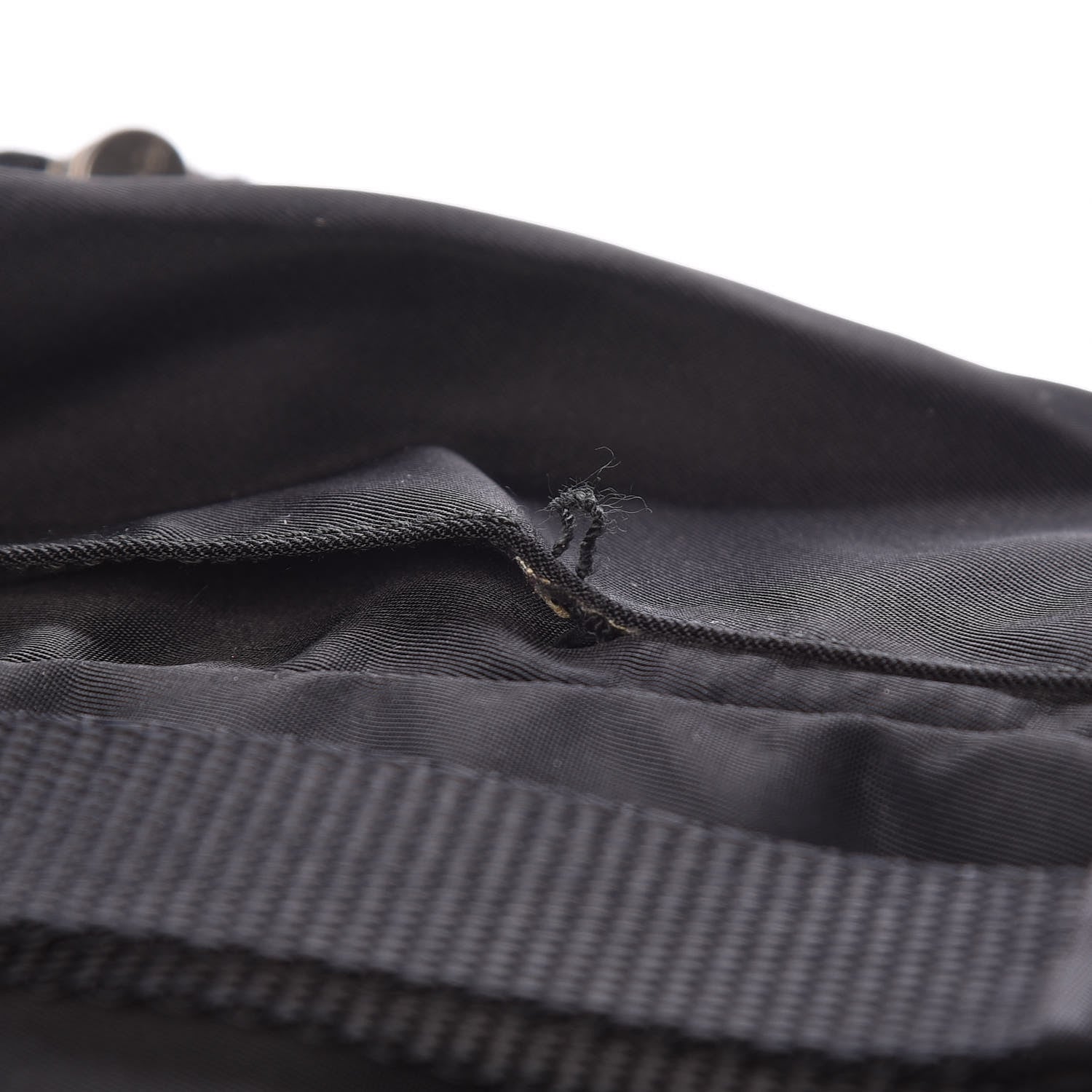 Prada Tessuto Nylon Double Buckle Backpack Black 10 of 10