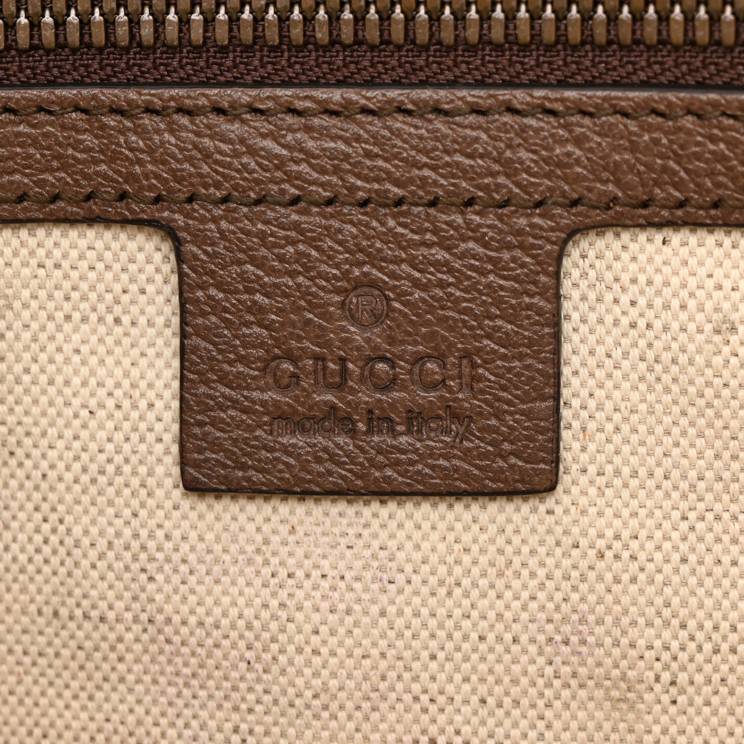 Gucci GG Supreme Monogram Web Small Ophidia Half Moon Hobo Brown 6 of 13