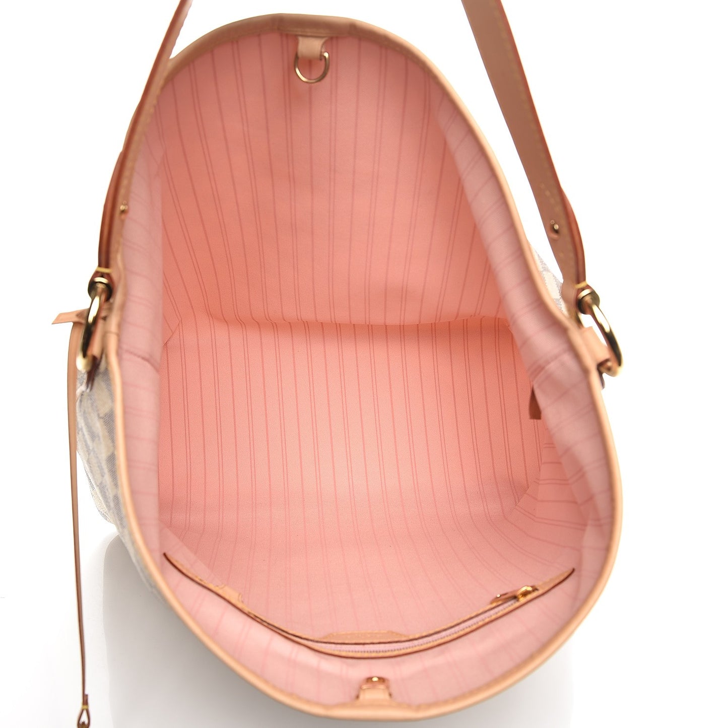 Damier Azur Delightful MM Rose Ballerine
