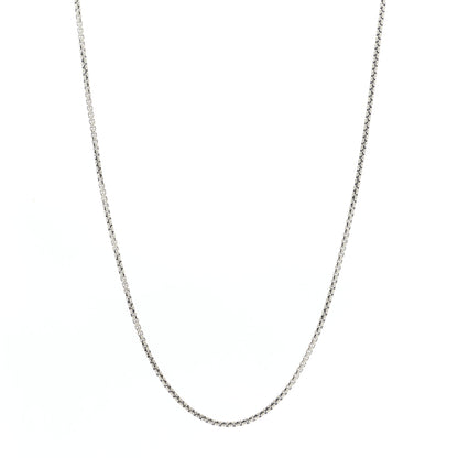 David Yurman Sterling Silver 1.7mm Box Chain Necklace 16" 1 of 4