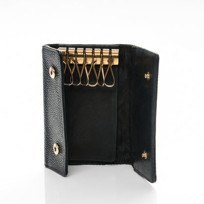 Chanel Caviar Timeless CC 6 Key Holder Case Black 5 of 8