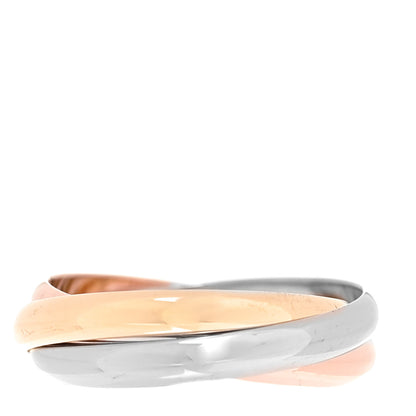 Cartier 18K Pink Yellow White Gold Classic Trinity Ring 57 8 3 of 6