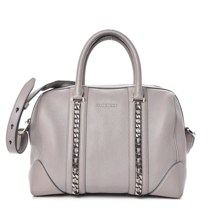 Givenchy Sugar Goatskin Medium Chain Animation Lucrezia Grey 1 of 21