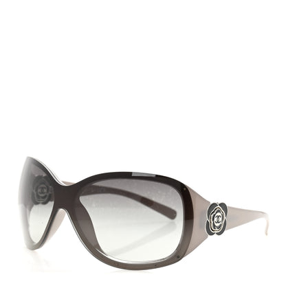 Chanel Acetate Camellia CC Sunglasses 6032 Grey 1 of 8