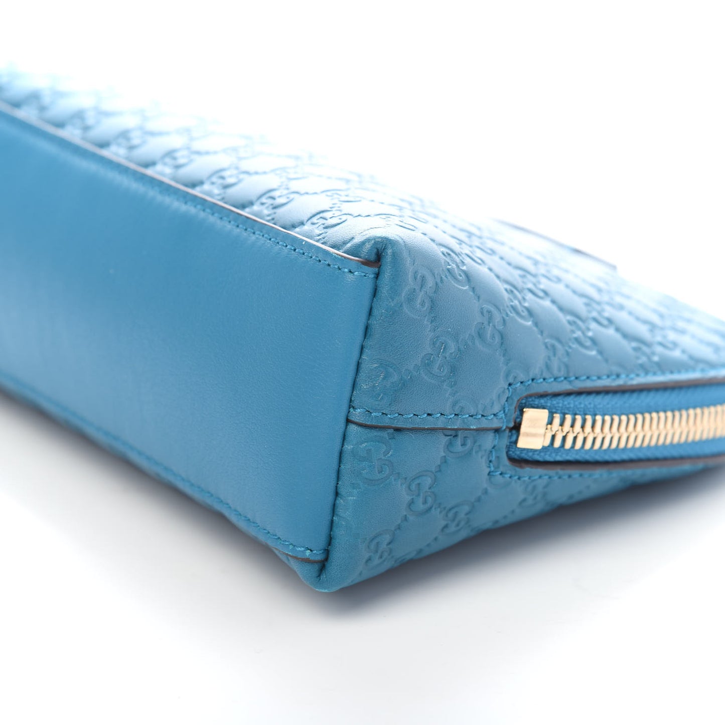 Microguccissima GG Cosmetic Case Deep Cobalt