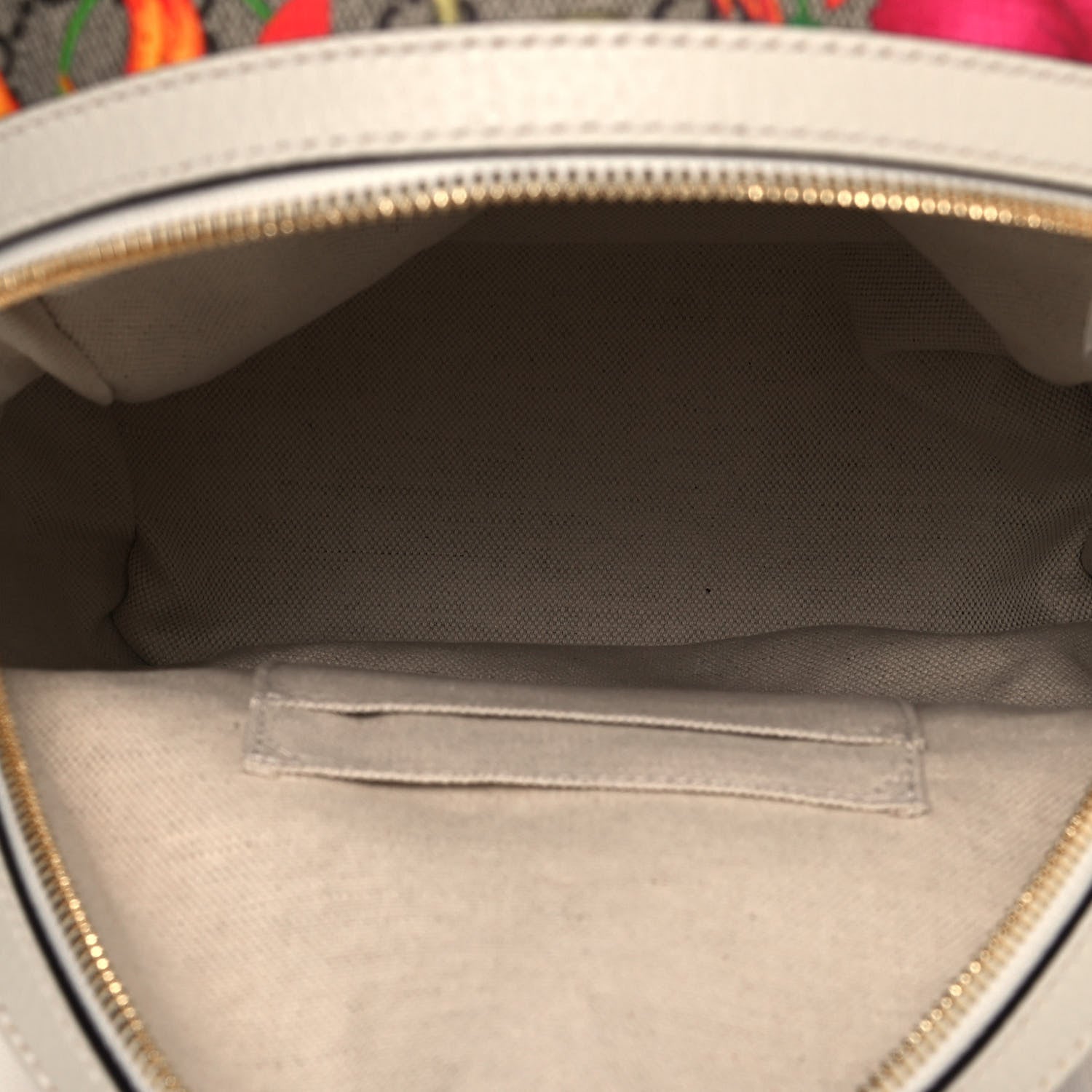 Gucci GG Supreme Monogram Flora Web Small Ophidia Day Backpack White 7 of 10
