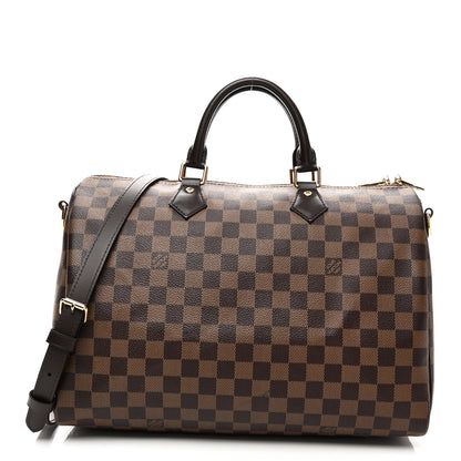 Louis Vuitton Damier Ebene Speedy Bandouliere 35 1 of 9