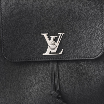 Louis Vuitton Calfskin Lockme Backpack Black 8 of 8